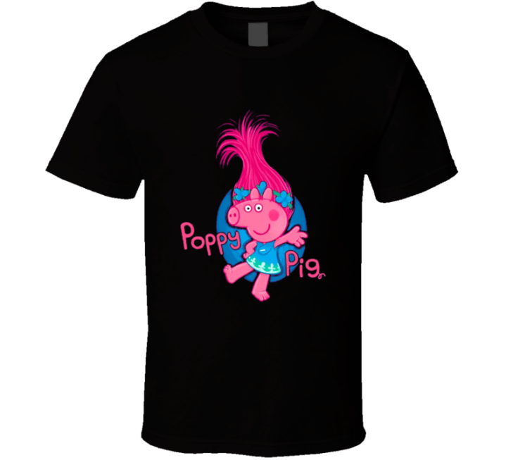 Poppy Peppa Pig Trollz Parody T Shirt