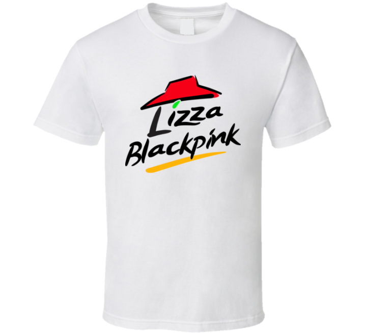 Lisa Lizza Blackpink Kpop Pizza Hut Parody T Shirt