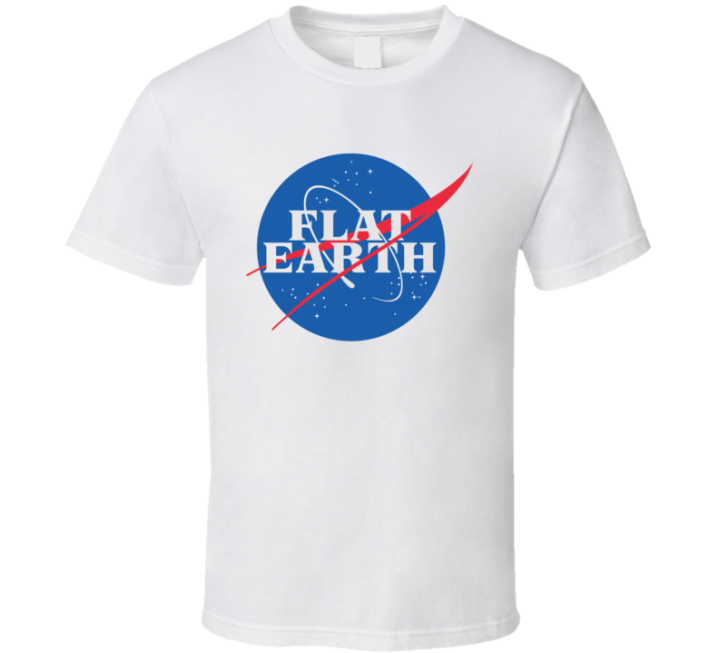 Nasa Flat Earth Halloween Costume Funny Parody T Shirt