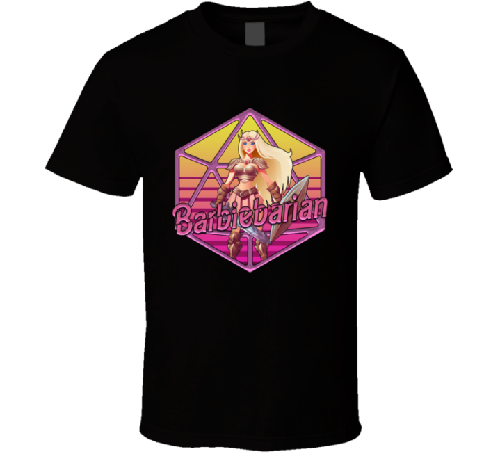 Barbiebarian Barbie Barbarian Movie Parody T Shirt