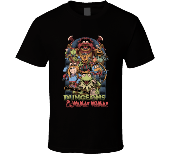 Dungeons And Waka Waka Muppets Christmas Gift T Shirt