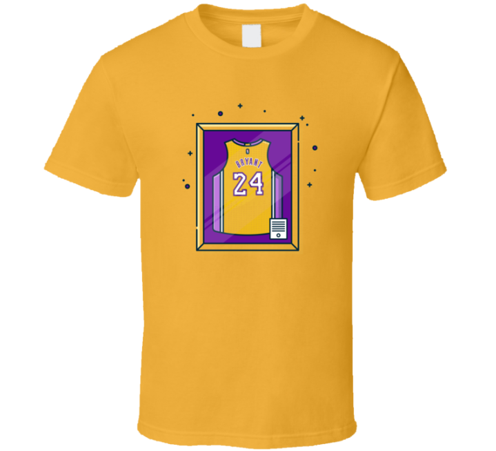 Kobe Bryant Framed Jersey Tribute Rip Gift T Shirt