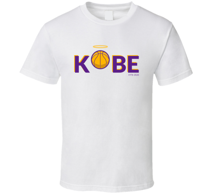 Kobe Bryant 1978 To 2020 Halo Basketball Lakers Tribute T Shirt