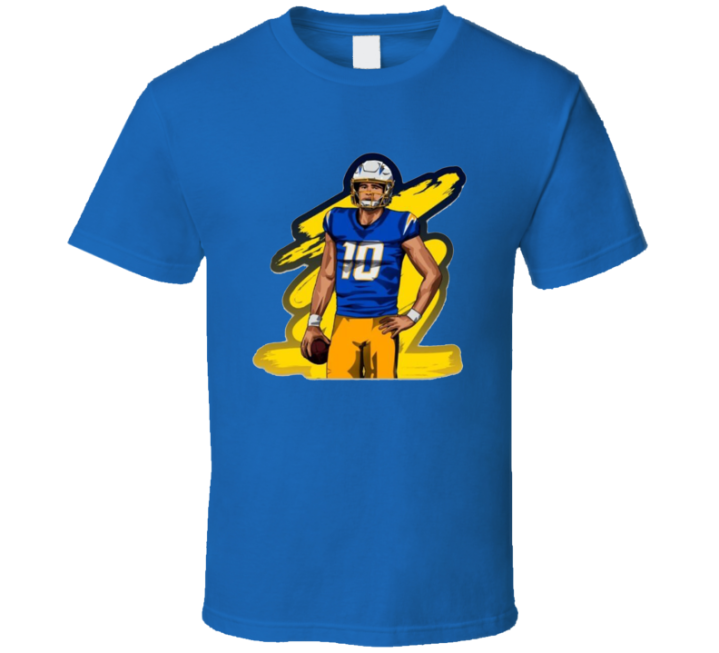 Justin Herbert La Chargers Football Scribble T Shirt