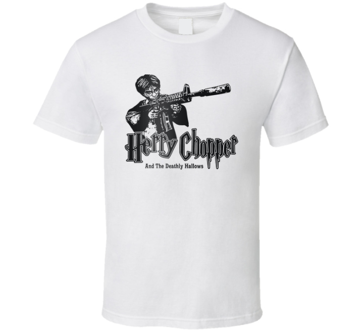 Harry Chopper And The Deathly Hallows T Shirt