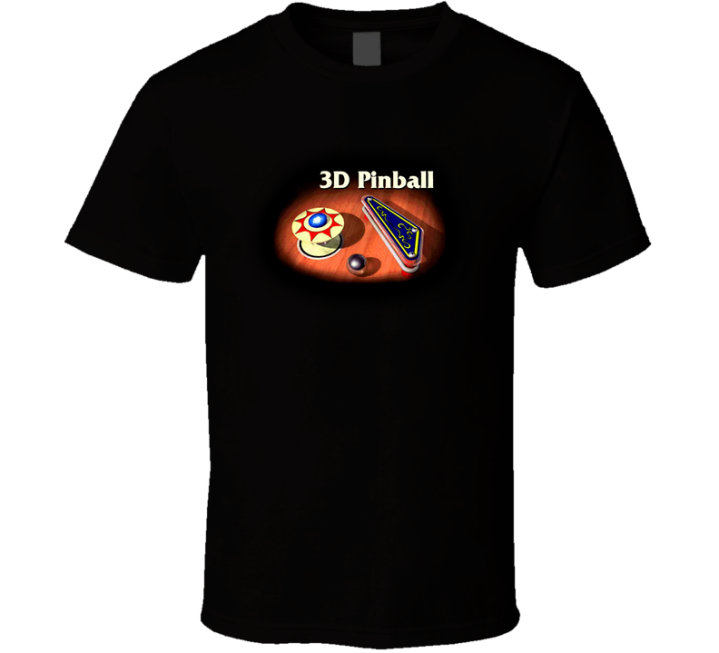 3d Pinball Logo T Shirt