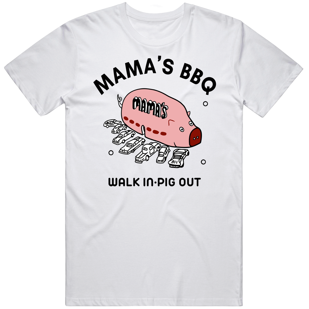 Mama's Bbq Walk In Pig Out Iasip T Shirt