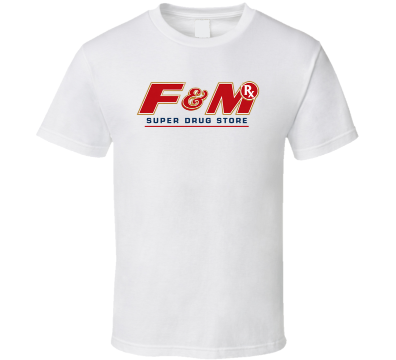 F And M Super Drug Store Detroit Nostalgia T Shirt
