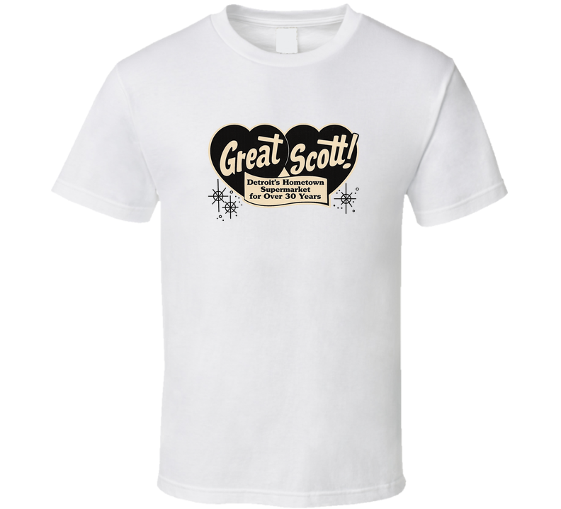 Great Scott Supermarket Detroit Nostalgia T Shirt